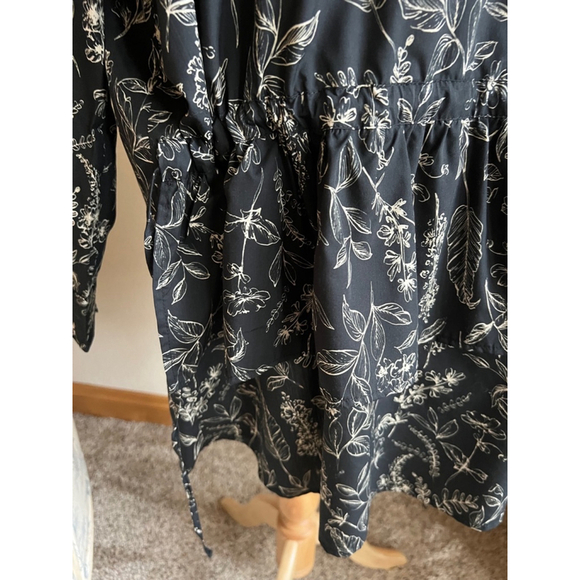 NWT Thakoon Women's Button Up Print Dress, Size 8, Black & White - Picture 4 of 9